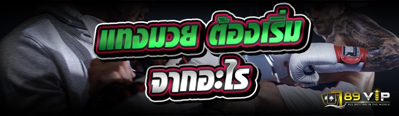 แทงมวย ต้องเริ่มจากอะไร